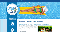 Desktop Screenshot of fantasypoolsflorida.com